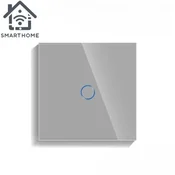 SmartHome Touch prekidac sa 1 tasterom, Naizmenicni, Sivi
