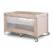Sklopivi krevetic na 2 nivoa Caretero - Basic Plus, Beige