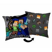Jerry Fabrics Vzglavnik Minecraft Survival Mode Poliester, 40/40 cm