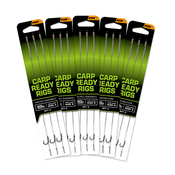 Carp Ready Rigs x 3 - Wide Gape size 8 (20lb) (CCR194)