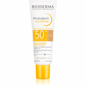 Bioderma Photoderm Aquafluid zaščitni tonirani fluid za obraz SPF 50+ odtenek Golden 40 ml