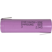 SAMSUNG Li-ion baterija 18650-35E s kontakti 3.7V, 3500mAh