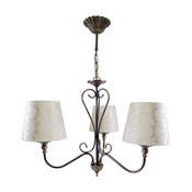 Jupiter 1750 - Luster na lancu SOFIA 3xE27/60W/230V