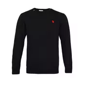 U.S. POLO ASSN. Pulover  rdeča / črna