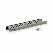 Triton organizator 1U rack s pokrovom - enostranski črno/siv
