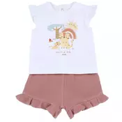 Chicco komplet (šorts+majica k.r.), devojcice