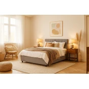 SIMPO Krevet Miran san 200x140 fiksni, Sivi