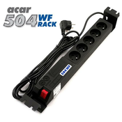19 Acar 504WF 5x220V-3m črna zaščita stikala