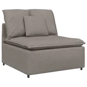 Vidaxl Modularni kavč z blazinami taupe 100 cm