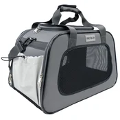 Mersjo Transportna torba Mersjo Explorer za mačke in majhne pse do 8 kg, siva, 31 × 49 × 28 cm
