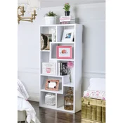 Hanah Home Polica 90x183,6x29,5cm Bela