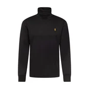 Bombažen longsleeve Polo Ralph Lauren črna barva