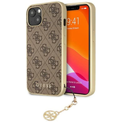 Guess GUHCP13MGF4GBR iPhone 13 6,1 brown hardcase 4G Charms Collection (GUHCP13MGF4GBR)