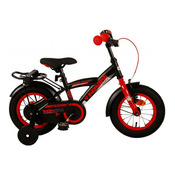 Volare dječji bicikl Thombike 12 crno-crveni