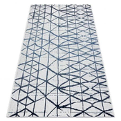 eoshop Preproga COLOR 47278306 SISAL vrste, trikotniki bež/modra ( - Velikost: 60x110 cm)