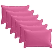 vidaXL Prevleka za blazino 6 kos HOUTEN Roza 40 x 60 cm Poliester