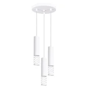 Sollux SL.1689 - Luster na sajli LAMI 3xGU10/10W/230V bela