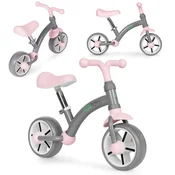 Northix Balance kolo za otroke, EVA kolesa, nastavljiv sedež, sivo, ECOTOYS