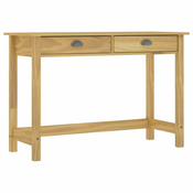 Konzolni stol Hill s 2 ladice 110x45x74 cm od masivne borovine