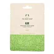 The Body Shop Aloe pomirjujoča maska na lističih 18 ml