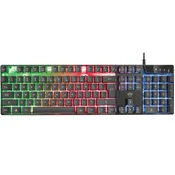 TRUST Gaming tastatura GXT 835 AZOR RGB crna