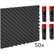 Audiotec Pyramid Waves 50x50 SET 1 Absorpcijska pena