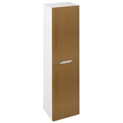 SAPHO MEDIENA Visoka Omarica, 35x140x30 cm, Bela Mat/Dub Natural, 2 Vrata, Univerzalna Montaža