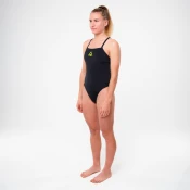 Womens swimwear aqua sphere essential tie back black/yellow xs - uk30