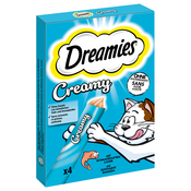 20% popustš 4 x 10 g Dreamies Creamy Snacks - Losos (4 x 10 g)