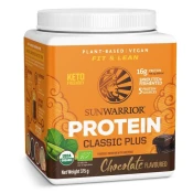 Sunwarrior Classic Plus Organic Protein, čokolada, BIO, 375 g