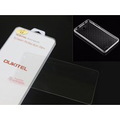 OUKITEL C3 TP protect film +case silikon zaštitna folija za