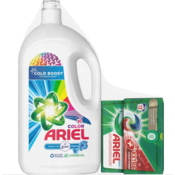 Ariel Touch of Lenor Color Tecni deterdžent za pranje veša, 60 pranja + Extra Clean Power Deterdžent za pranje veša u kapsulama, 12 kapsula