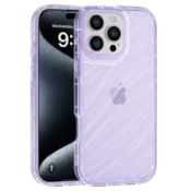 Aurora Wave maska za iPhone 16 Pro Max - ljubičasta