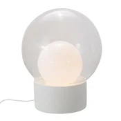 namizna svetilka Pulpo Boule Medium, prozorna/opal/bela, steklo - Dnevna soba/jedilnica - Dizajn - prozorno, opalno, belo