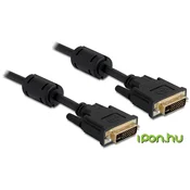 DELOCK DVI-I veza crna 1m 83110