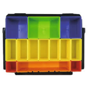 Box insert with colored boxes and lid foam P-83652
