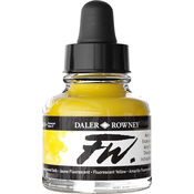 Daler Rowney FW Akrilno črnilo Fluorescent Yellow 29,5 ml 1 kos