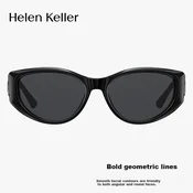 Helen Keller Unisex naocare za sunce, Crno-sive
