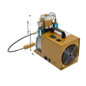 OEM Visokotlačna zračna črpalka, 1.8KW moč, nastavljiv tlak 5-30MPA, največji volumen napihovanja 100L/26.42gal/min -220V -EU, (5000113851)