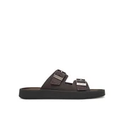 Calvin Klein Natikači Ergon Double Bar Sandal Su HM0HM02094 Rjava