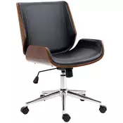 Homestar Pisarna stol nastavljiv pisarniški stol 53x60x86-96 cm črna