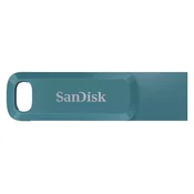 SanDisk Ultra Dual Drive Go/128GB/USB 3.2/USB-A + USB-C/Modrá