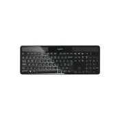 Logitech K750 bežična tipkovnica, solarna, crna