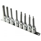 Komplet nasadnih ključev TORX 1/4 8 kosov 100 mm 12708