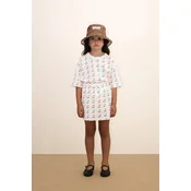 Otroška bombažna kratka majica Tinycottons CHERRIES KNITTED TEE