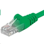 PREMIUMCORD Preklopni kabel UTP RJ45-RJ45 CAT5e 5m zelen