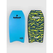 Softech Mojo 40 Bodyboard sky blue zebra