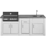 Grandpro Letna kuhinja ALUMINIJ 242 Bela [SWCX3SDD00]