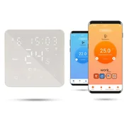 Zigbee Tuya baterijski sobni termostat BAT2, bel