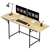 Homestar Računalniška miza zložljiva 170x58x78 cm hrast in črna